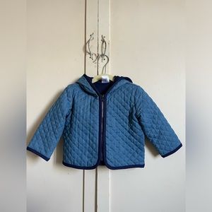 Hanna Andersson Quilted Chambray Jacket